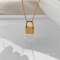 Shangjie Kalung Danity O Collier de chaîne de forme Beau collier plaqué GOL